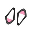 thumbnail image 1 of Auriculares Sidaley Decoración de Orejas Diadema Negro, 1 of 6