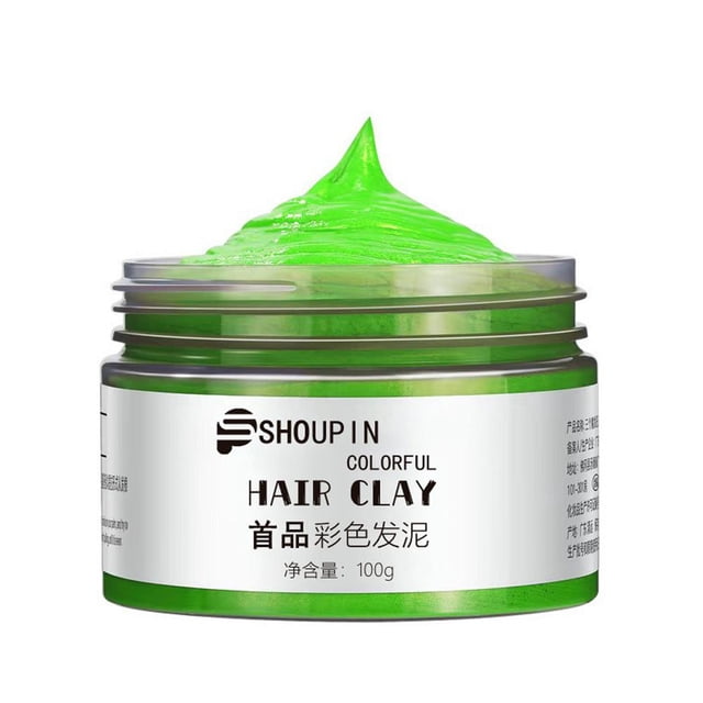 9Colours Disposable Hair Dyeing Clay Mud Dye Styling Cream Temporary,