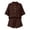 Coffee, variant on Summer Sets Linen Sets for Women 2 Piece Short Sleeve Shirt and Shorts Beach Outfits Casual Fashion Comfortable Solid Color Suits Army Green L