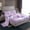Purple, variant on Castle Fairy Teens Boys Girls Xmas Snowman 4 Pieces Queen Sheet Sets,Happy New Year Ultra Soft Flat Sheet,Festival Theme Queen Fitted Sheet,Ultra Soft Home Decor