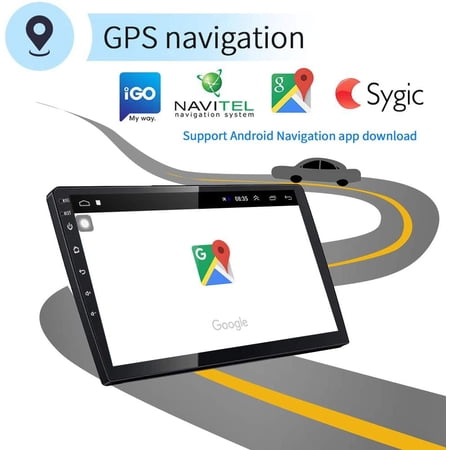 car stereo double din android navigation stereo 10 inch hd touch screen in dash car stereo with bluetooth gps wifi fm