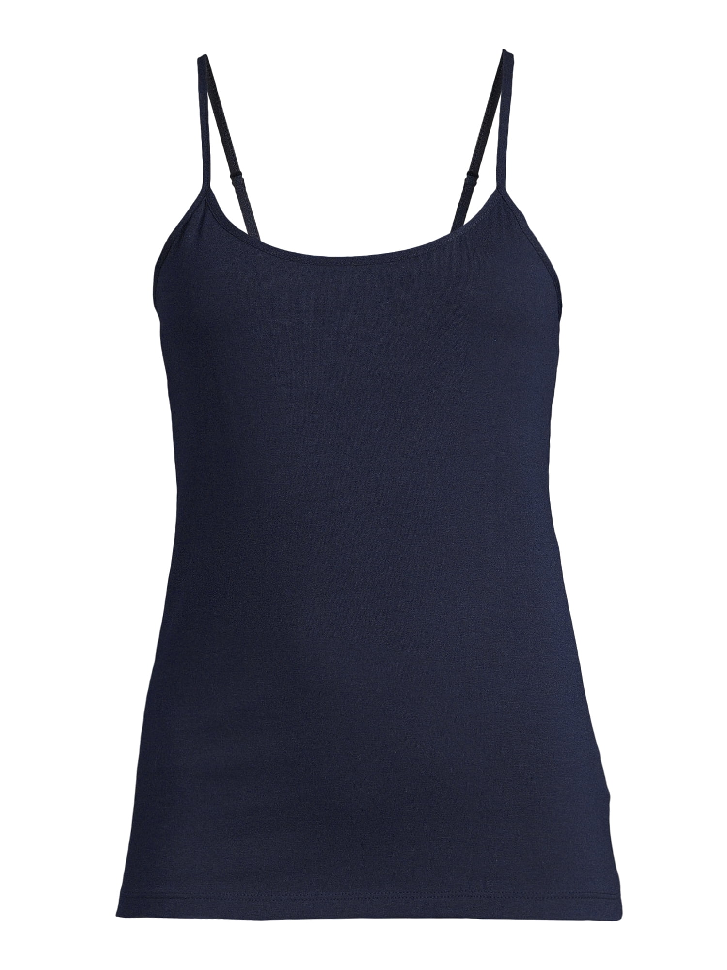 Time and Tru Women’s Cami Top with Adjustable Straps, Sizes XS-XXXL
