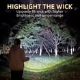 thumbnail image 4 of Super Bright LED Flashlight Torch Rechargeable Zoom USB MINI Fishing Lantern Powerful 3 Lighting Mode Outdoors Camping Lamp, 4 of 9