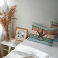 thumbnail image 6 of Texas Star Rustic Lumbar Pillow Covers 20x12 Inch Set of 2, Western Teal Brown Ombre Wooden Vintage Waterproof Outdoor Pillow Covers, Decorative Cushion Pillowcases for Couch, Sofa, Bed, Patio, 6 of 9