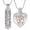 B-Rose, variant on 2PC Tree of Life Urn Necklace for Ashes with Hollow Vial Cylinder Heart Cremation Jewelry Mini Keepsake Memorial Lockets for Holder Women Men Pets Ash