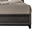 thumbnail image 2 of Pemberly Row Queen Bed with Brick Pattern Panel Headboard in Gray and Black, 2 of 6
