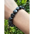 thumbnail image 6 of Shungite Crystal Nugget Bracelet, Wholesale Genuine Shungite Tumbled Gemstone Bracelet, Gift for Men & Women (5), 6 of 9
