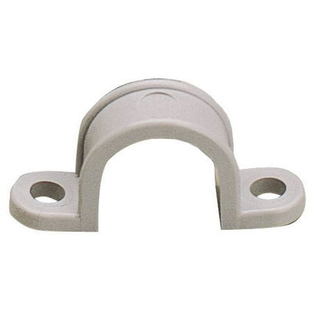 Schedule 40 Tubing - GCC-410 1-1/4-Inch Two Hole Plastic Straps, 10-Pack, Enables secure fastening of plastic electrical conduit, schedule 40 PVC, copper tubing, etc By Gardner Bender