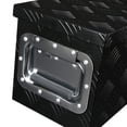 thumbnail image 7 of Spec-D Tuning 31" Heavy Duty Black Aluminum Tool Box Truck Pickup Underbody Storage + Handles, 7 of 7