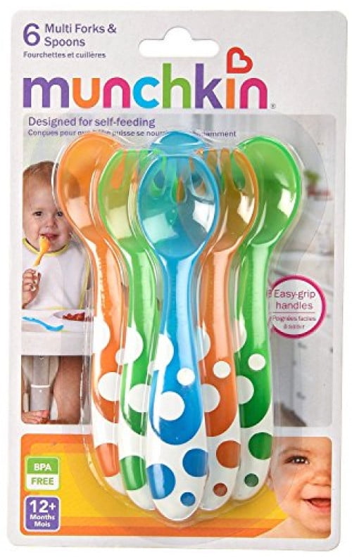 Munchkin Fork and Spoon Set 3 Packs Of 6 Count = 18 Count