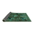 thumbnail image 2 of Ahgly Company Indoor Rectangle Persian Turquoise Blue Traditional Area Rugs, 2' x 3', 2 of 4