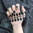 thumbnail image 1 of Short Color Wear Nail Nail Art Patch Simple Nail Piece GXW Nude Nail Fake L7F0, 1 of 1