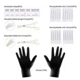 thumbnail image 3 of Stainless Steel Piercing Kit - 140pcs Nose Lip Tongue Eyebrow Industrial Barbell Belly Button Rings, 3 of 5