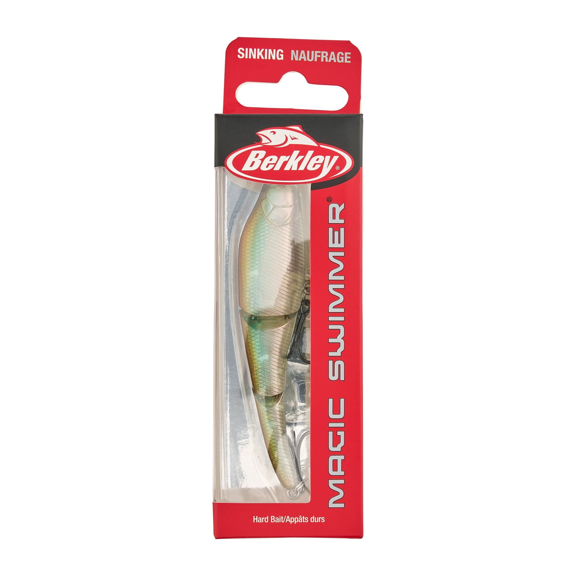 Berkley Magic Swimmer® Freshwater, 4.4 in, Swimbaits, Perfect Ghost (1 Count)