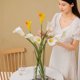 thumbnail image 1 of Lirio de cala, flores falsas para novia, una sola rama de poliuretano, tacto real, flor artificial, decoración para el hogar, boda, fiesta, 1 of 8
