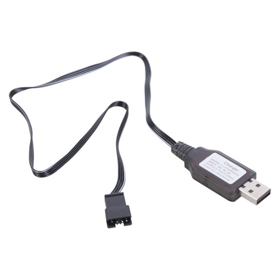 SM4P USB Charging Cable SM4P Charger LED Indicators For 7.4V LithiumBattery RCModel Vehicles Boats Remote Controlled Toy