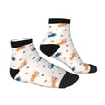 thumbnail image 6 of Salouo Corgi Dog And Heart Pattern Unisex Middle Tube Socks,Middle-Finger Knee High Socks Over The Calf Tube Stocking Crew Stockings for Women and Men Tube Socks, 6 of 8