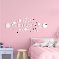 thumbnail image 4 of Decoración de la pared Escena circular Decoraciones de la escena redonda Decoración de espejos Adornos Decoraciones redondas para la sala de estar Estudio Dormitorio 34 piezas Sweethay HA012111-00, 4 of 7