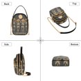 thumbnail image 3 of FORMRS Crossbody Bag for Women Quilted Travel Shoulder Cell Phone Purse with Chain Strap Handbag, Beige Halloween Skeleton, 3 of 7