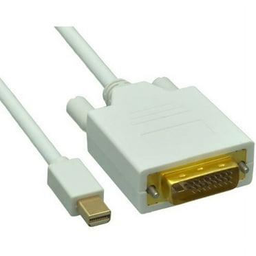 Cable Wholesale Mini DisplayPort to DVI Video Cable- Mini DisplayPort Male to DVI Male- 10 foot