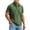 Army Green, variant on Daiosportswear Men'S Vintage Washed Polo Shirts Classic Fit Pullover Shirts Summer Lapel Button Tops Casual Retro Distressed Tee Top Purple XL(XL)