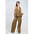 thumbnail image 1 of Conjunto de lunares corte peplum Roman Fashion /Juvenil, 5067 (Cafe) cafe G, 1 of 6