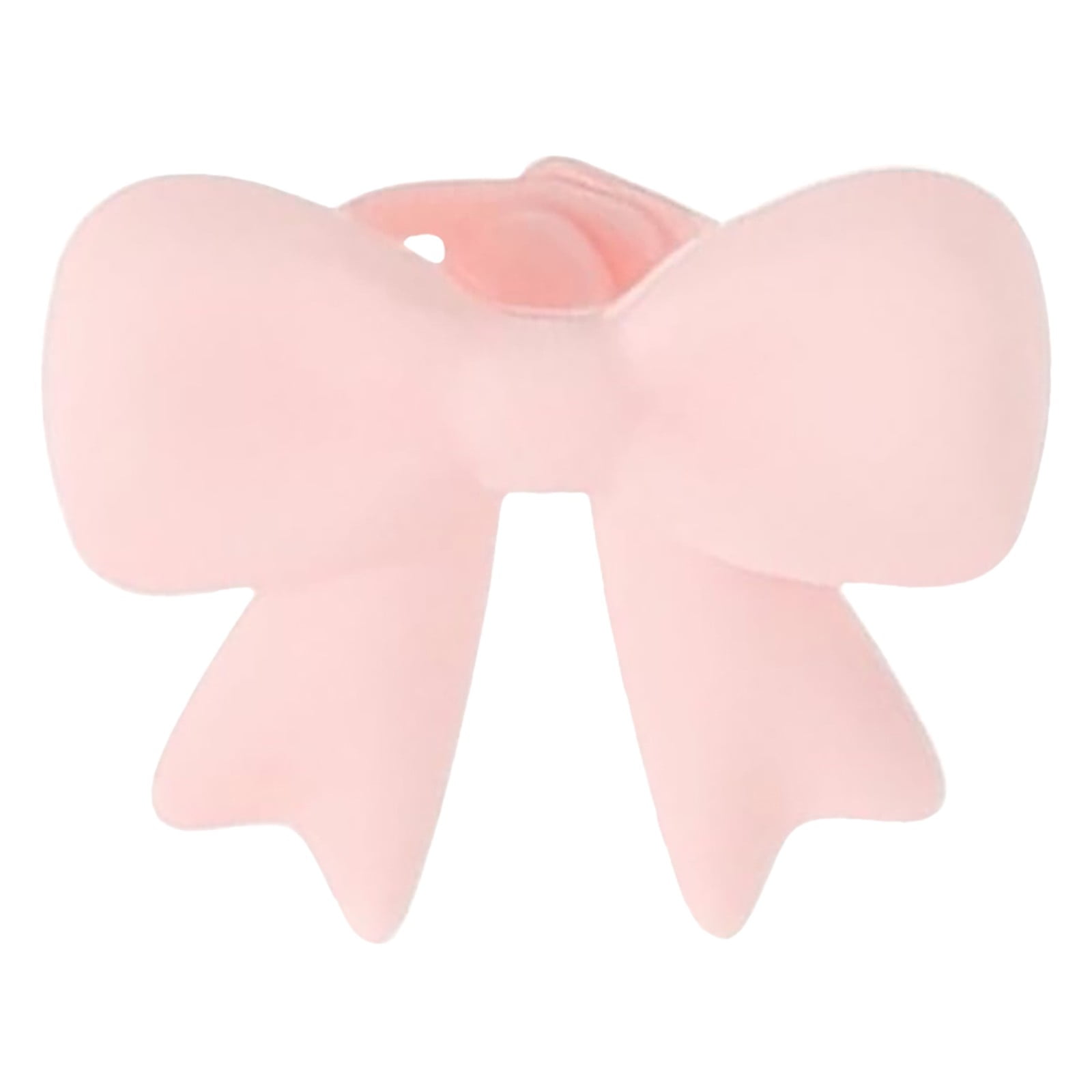 Silicone Bow Headphone Accessory, 2 Pack 3D Bows for Beats Headphones, Cute Earphone Decorations, Silicone Bows Coquettish Headphone Clip Decor Attachment Accessories for Women(Pink, 1 Set)