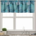 thumbnail image 3 of Ambesonne Floral Valance & Curtain, Clove Petals Vibrant, 55"x24", Petrol Blue Teal, 3 of 6