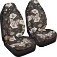 thumbnail image 3 of POLERO Moth Floral Print Car Front Seat Cover for Truck, 2 Pcs Interior Accessories Vehicle Seat Covers All-Season Elastic Car Seat Covers, 3 of 13