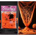 thumbnail image 3 of Stretchy Halloween Spider Silk, 20G Fake SPIDER Silk with 2 Pcs Plastic SPIDER, Spooky Stretch SPIDER Webbing for Indoor & Outdoor Halloween Party Decorations,Orange, 3 of 6