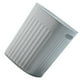 thumbnail image 3 of Papelera De Plástico, Cubo De Basura Portátil Descubierto Con Asa Para Oficina En Casa Gris, 3 of 8