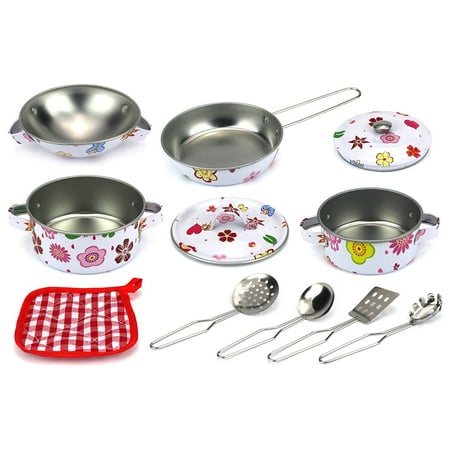 Flower Dream Kitchen Complete 11 Pcs Metal Children S Kid S Toy