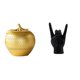 thumbnail image 1 of Figura De Resina Moderna Y Escultura De Gestos De Mano De Roca, Arte Creativo De Frutas Y Dedos Para Estantería De Mesa, Decoración De Dormitorio Y Oficina., 1 of 8