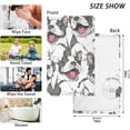 thumbnail image 2 of Coolnut Anime Bulldog Patterned Hand Towels 2 PCS, Cotton Bath Towel for Drying Face Hands Body Decorative Water Absorbent Lightweight Towels for Bathroom Ktichen Travel Gym, 16"x28", 2 of 6