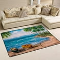 thumbnail image 5 of Soft Rug Large Area Rugs, Tropical Island Beach Comfortable Indoor Carpet, Baby Play&nbsp;Mat for Living Room Bedroom Nursery Home Decor Floor Mat 60 X 39 Inch, 5 of 5