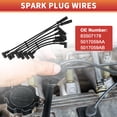 thumbnail image 3 of Unique Bargains Car Spark Plug Coil Wires Fit for Jeep Cherokee XJ 1991-1999 L6 4.0L No.83507178/5017059AA - Pack of 7, 3 of 6