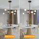 thumbnail image 5 of Lampara De Techo Colgantes Moderna Halogena Vintage 6 Luces, 5 of 5