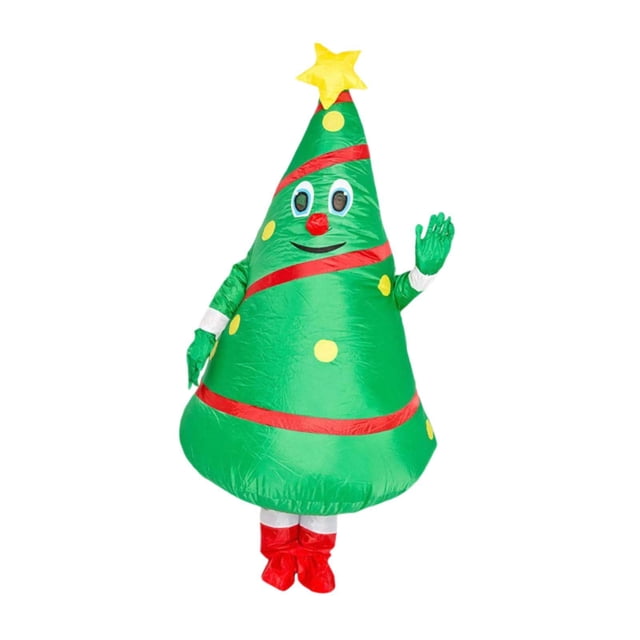 Disfraz inflable de Navidad jinwen para adultos con accesorios festivos