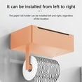 thumbnail image 6 of Toilet Paper Holder With Shelf,Toilet Paper Storage Wipes Dispenser For Bathroom,Adhesive Or Screw Wall Mount,Stainless Steel Material,Multifunctional With Hidden Wet Wipes Box,For Phone Toiletries, 6 of 6