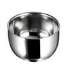 ZY Fashion Stainless Steel Metal Men's Shaving Mug Bowl Cup For Shave Brush