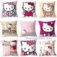 thumbnail image 2 of Funda de almohada de HelloKittys para niña, bonita funda de almohada de corazón Rosa Kawaii Y2K, Diseño Fotográfico personalizado y creativo, regalo DIY, 45x45cm, 2 of 4