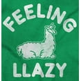 thumbnail image 2 of Feeling Llama Lazy Funny Animal Pun Long Sleeve TShirt Men Women Brisco Brands 3X, 2 of 6