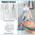 thumbnail image 6 of ZIATUBLE Flower Hummingbird Hanging Kitchen Towel Watercolor Painting Dish Towel Hand Towels 2 Pieces Set Lightweight Kitchen Hand Towels with Hanging Loops Paper Hand Towels for Bathroom, 6 of 7