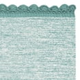 thumbnail image 2 of SAFAVIEH Montauk Sharlene Solid Braided Cotton Runner Rug, Turquoise, 2'3" x 7', 2 of 3