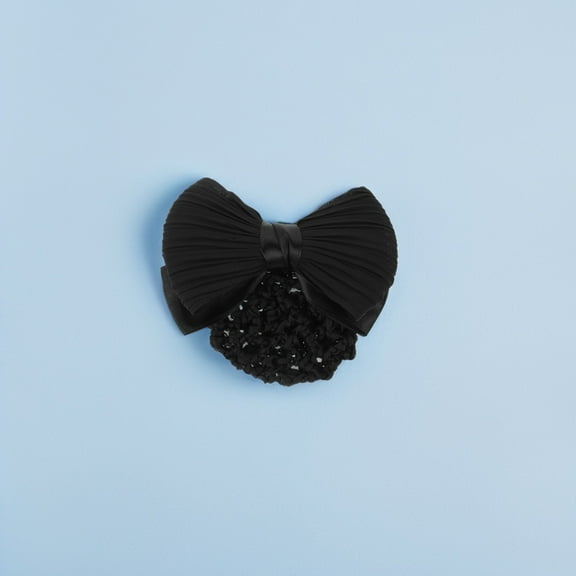 MLINS 2 Pcs Bow Hair Mesh Headdress Nurse 12.00X11.00X3.00CM Black