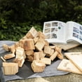 thumbnail image 4 of Camerons All Natural Oak Wood Chunks for Smoking Meat - 420 Cu. in. Box, Approx 5 Pounds - Kiln Dried Large Cut BBQ Wood Chips for Smoker - Barbecue Chunks Smoker Accessories - Grilling Gifts for Men, 4 of 5