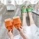 thumbnail image 2 of Zapatillas de mujer para verano, para viajes, hoteles, negocios, aviones, portátiles, plegables, ligeras, antideslizantes, para interior y hogar, para baño, 2 of 6