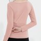 thumbnail image 5 of Blusas para mujer,Camiseta de invierno de manga larga con cuello redondo para mujer, informal, lisa, de tejido elástico suave, cómoda para uso diario, sopatenor, 5 of 8