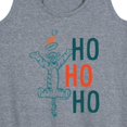 thumbnail image 3 of Disney Winnie The Pooh - Tigger Christmas Ho Ho Ho - Women's Racerback Tank Top, 3 of 5