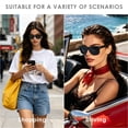 thumbnail image 4 of KALIYADI Sunglasses for Men and Women Retro Sun glasses Matte Finish UV400 Protection for Driving Fishing, 4 of 8